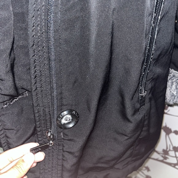 ⭐️ HOST PICK ALIA Size M Womens Black&Grey/White Faux Fur Winter Jacket/Coat $60 - Picture 4 of 14